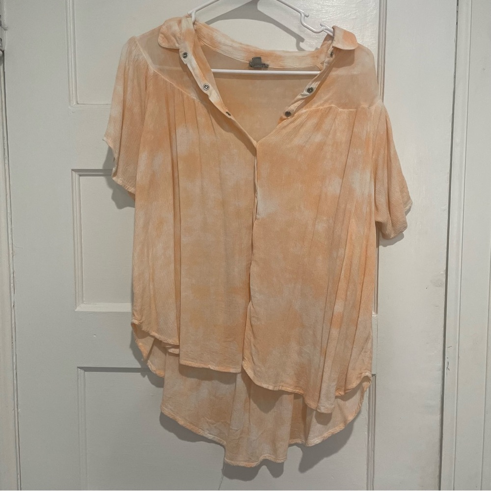 Tie dye button up | medium